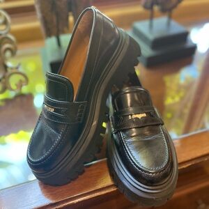 Maje Women’s Platform Medallion Loafers